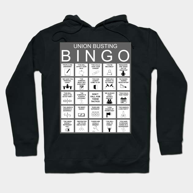 Union Bingo Hoodie by Voices of Labor